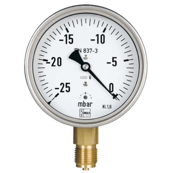 Kobold Capsule Element Pressure Gauge, MAN-K